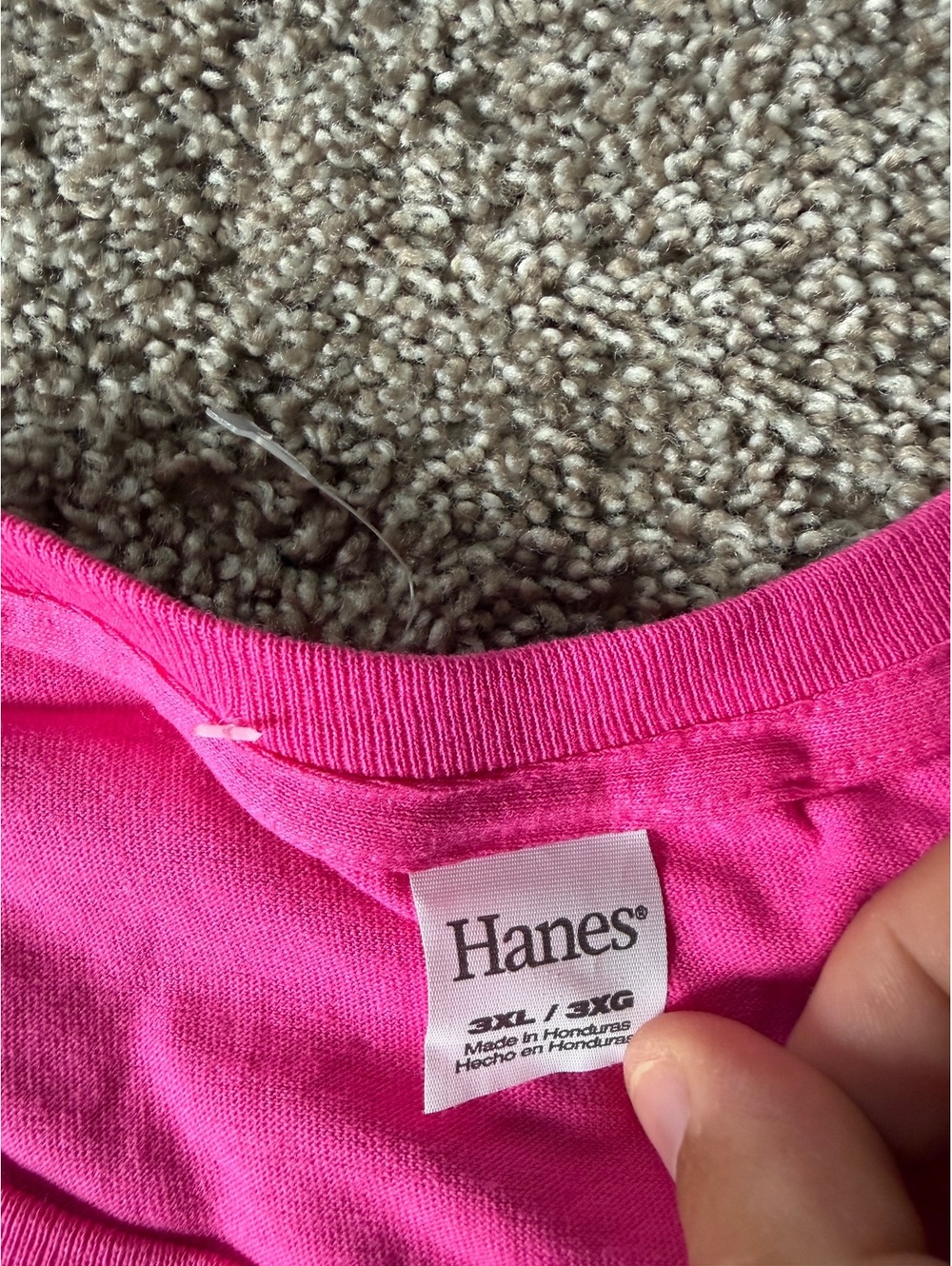 Hanes North Texas Mean Green Pink T-Shirt 3XL - Picture 2 of 2